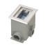 1-Gang Recessed Floor Box Cover Frame Kit for New Concrete (Nickel-Plated Zinc)