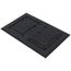 2-Gang Non-Metallic Floor Box Cover Frame Kit (Black)