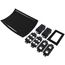 2-Gang Non-Metallic Floor Box Cover Frame Kit (Black)