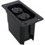 Non-Metallic Floor Box for Installed Floors (Black)