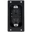 Non-Metallic Floor Box for Installed Floors (Black)