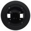 InBox Floor Box Kit w/ Recessed Wiring Device & Two Low Voltage Openings for Existing Floors (Black)