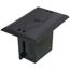 Non-Metallic Floor Box for Installed Floors (Black)