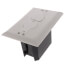 Non-Metallic Floor Box for Installed Floors w/ Flip Lid (White)