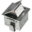 Countertop Box Kit w/ Black Stainless Steel Trapdoor Cover, 20A TR Receptacle & 2 USB Ports