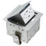 Countertop Box Kit w/ Stainless Steel Trapdoor Cover, 20A TR Receptacle & 2 USB Ports