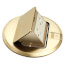 Round Trapdoor Cover, Pre-Mounted Gasket (Brass)