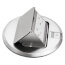 Round Trapdoor Cover, Pre-Mounted Gasket (Nickel-Plated)