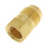 3/8" Flare x 1/4" FIP Brass Coupling Adapter