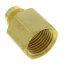 3/8" Flare x 1/2" FIP Brass Coupling Adapter