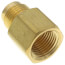 3/8" Flare x 3/8" FIP Brass Coupling Adapter