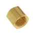 1/4" Brass Flare Cap