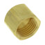3/8" Brass Flare Cap