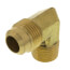 5/8" Flare x 1/2" MIP Brass Elbow