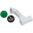Innovator Flex924 Flexible PVC Bath Waste with Push Pull Bathtub Stopper (Brushed Nickel)