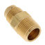 3/8" Flare x 3/8" MIP Brass Half Union
