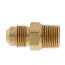 3/8" Flare x 3/8" MIP Brass Half Union