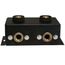 Wall-Mounted Flushing Station w/ 2 3-Way Forged Brass Flush/Fill Valves