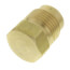 1/2" Brass Flare Plug