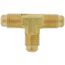 1/4" Brass Flare Tee