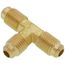 1/4" Brass Flare Tee
