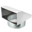 FML10 Fixed Metal Hood for Supply or Exhaust, 10" Duct (Single Unit)