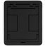 FloorPort Flanged Cover Assembly for Rectangular Floor Boxes (Black)