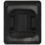FloorPort Flanged Cover Assembly for Rectangular Floor Boxes (Black)