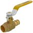 1/2" Expansion PEX x 1/2" Copper Brass Ball Valve (Lead Free)
