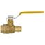 1/2" Expansion PEX x 1/2" Copper Brass Ball Valve (Lead Free)