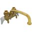 Two Handle Clamp On Laundry Faucet w/ Direct Sweat Connections, Threaded Hose Spout (Rough Brass), FTCG49531