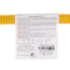 1/2" ID (5/8" OD) Yellow Coated Stainless Steel Gas Connector w/ 3/4" MIP Fittings (48" Length)