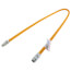 1/2" ID (5/8" OD) Yellow Coated Stainless Steel Gas Connector w/ 3/4" x 1/2" MIP Fittings (72" Length)