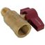 3/8" Flare x 1/2" FIP Gas Ball Valve
