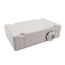 4-1/4" x 7" x 2" Plastic Housing, NEMA 4/4X, 3/4" MNPT Nipple, Gray Lid