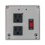Power Control Center, 4A Switch / Circuit Breaker, 120 Vac, 2 Outlets, Terminals, NEMA 1 Housing