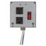 Power Control Center, 10A Switch / Circuit Breaker, 120 Vac, 2 Outlets, Wires, NEMA 1 Housing