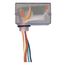 Enclosed Dry Contact Relay, 10A SPDT, Class 2 Dry Contact Input, 120-277 Vac Power Input Coil, NEMA 4X Clear Housing