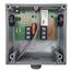 Enclosed Pilot Relay, 15A SPDT w/ 10-30 Vac/DC/208-277 Vac Coil, Hi/Lo Vertical Separation, NEMA 1 Housing