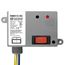 Enclosed Pilot Relay, 10A SPST-N/C + Override w/ 10-30 Vac/DC/208-277 Vac Coil, NEMA 1 Housing