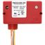 Enclosed Current Switch & Relay Combo, 20A SPST-N/O, Adjustable w/ 24 Vac/DC Coil, Red Housing