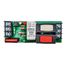 Pilot Panel Relay, 15A SPDT + Override w/ 10-30 Vac/DC/208-277 Vac Coil, 4" Track Mount