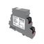 DIN Rail Current Switch & Relay Combination, 10A SPST-N/O, 10-30 Vac/dc Coil, Fixed, 0.25-10A