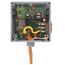 Enclosed Low Input/Optoisolated Relay, 20A SPST + Override, 120 Vac/dc Power Input, 5-25 Vac/dc Control Input, Hi/Lo Voltage Separation, NEMA 1 Housing