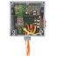 Enclosed Low Input/Optoisolated Relay, 20A SPST + Override, 208-277 Vac Power Input, 5-25 Vac/dc Control Input, Hi/Lo Voltage Separation, NEMA 1 Housing