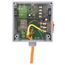Enclosed Low Input/Optoisolated Relay, 20A SPST + Override, 24 Vac/dc Power Input, 5-25 Vac/dc Control Input, Hi/Lo Voltage Separation, NEMA 1 Housing