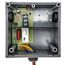 Enclosed Pilot Relay, 10A SPDT, 10-30 Vac/dc/208-277 Vac Coil, Hi/Lo Voltage Separation, NEMA 1 Housing