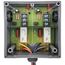 Enclosed Pilot Relays, 10 Amp 2 SPDT, 10-30 Vac/dc/120 Vac Coil, Hi/Lo Voltage Separation, NEMA 1 Housing