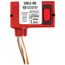 Switch, 5A, 30 Vac/dc, 3 Position Maintained, On/Off/On, LED Indicator, Red Housing