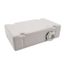 4-1/4" x 7" x 2" Plastic Housing, NEMA 1, 3/4" MNPT Nipple, Gray Lid